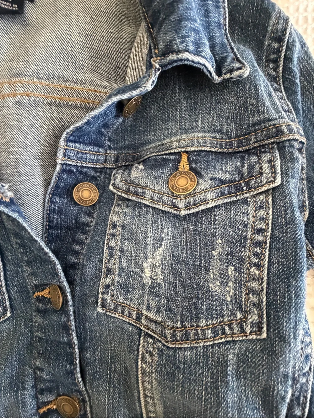 GAP Kids Classic Blue Denim Jacket XL